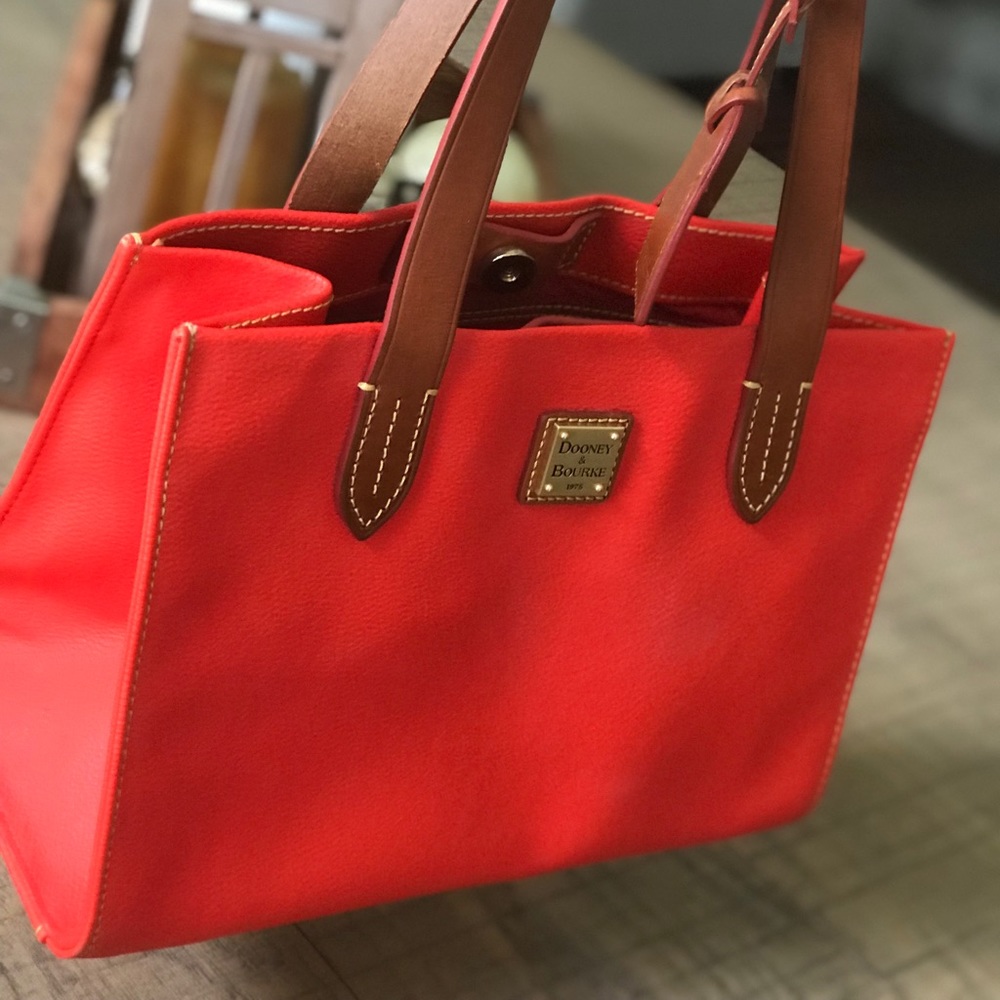 🧡🧡Orange & Tan  Dooney & Bourke Tote🧡🧡